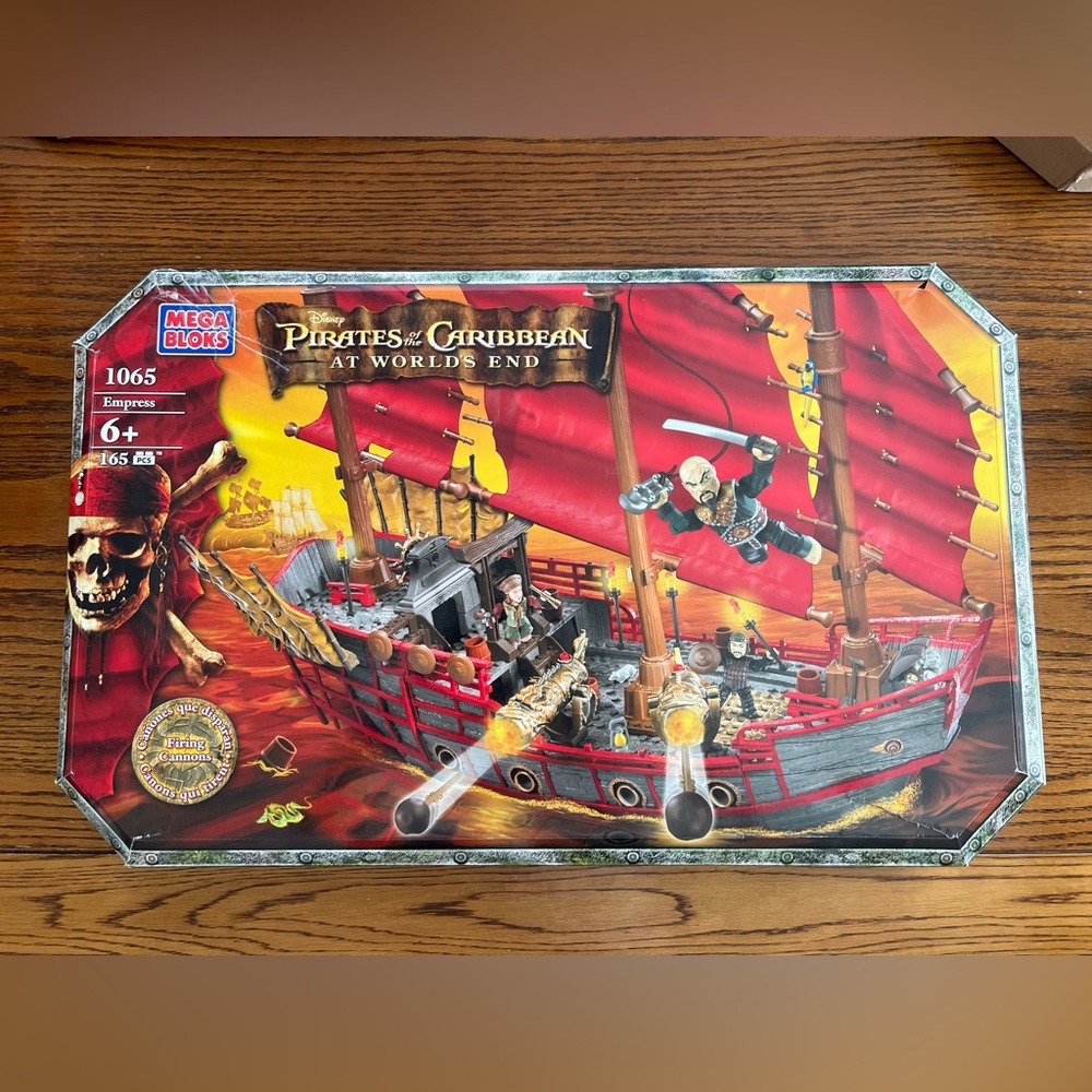 Mega Bloks Pyrates 1065 Pirates of the Caribbean World’s End Empress Set Retro